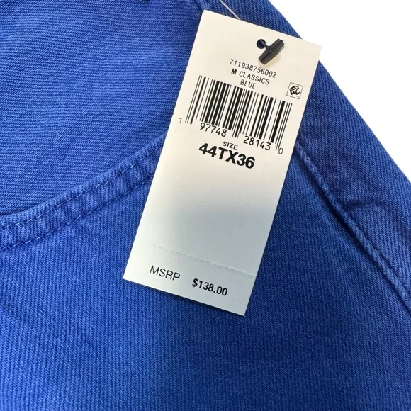 NWT New $138 Polo Ralph Lauren Varick Slim Straight Blue Jeans Size 44 x 36